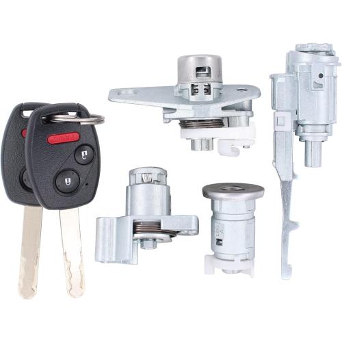 NewYall Ignition Switch w/Door Barrel Lock & Tailgate Trunk Lock Set