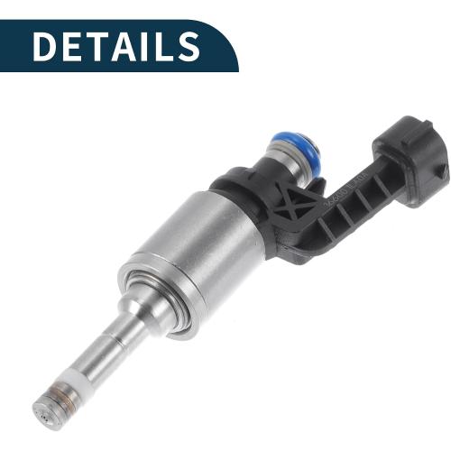 Fuel Injector for Infiniti QX56 5.6 2011-2013 Flow Match No.16600-1LA0A Fuel Nozzle Black Silver Tone 1 Pc