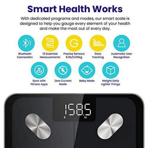 Etekcity Scales Weight Smart Digital Bathroom Fat