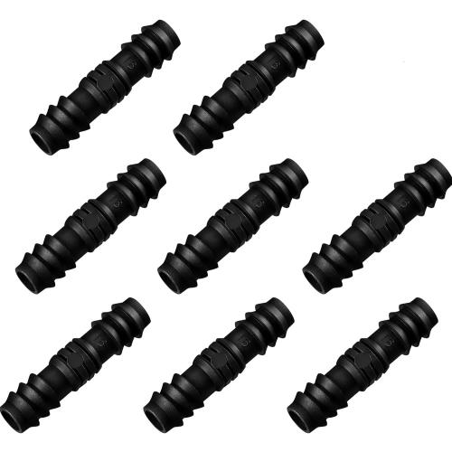 Maitys 8 Pcs 1/2 Inch Soaker Hose Connectors for Drip Irrigation,Elbow