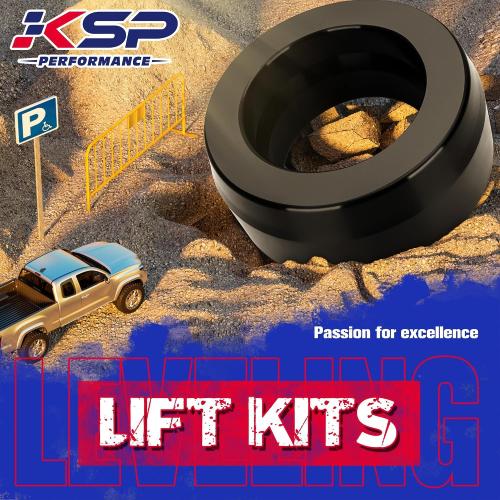 KSP 3 Leveling Lift Kits for Silverado 1500 1999-2006, 3inch Front Suspension Lift Kit Compatible With Ch-e-vy GMC Sierra 1500 2WD, 2pcs PU Coil Spring Spacer Raise 3in on Che/vro/let Truck Chassis