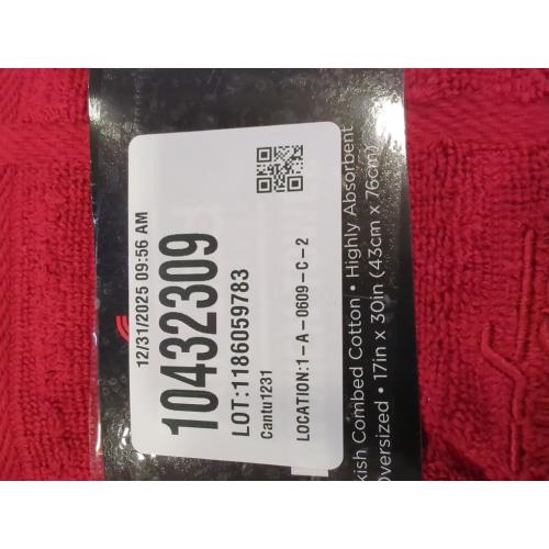 2pk All-Clad Solid Kitchen Towel: Highly Absorbent, Super Soft Long Lasting - 100% Cotton, 17x30 Tea Towel for Cleaning & Drying Dishes, Pans, Glassware, or Countertops, (), Chili