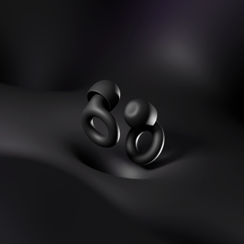 Loop Quiet 2 Earplugs for Sleep Focus Travel and Commutes - Black