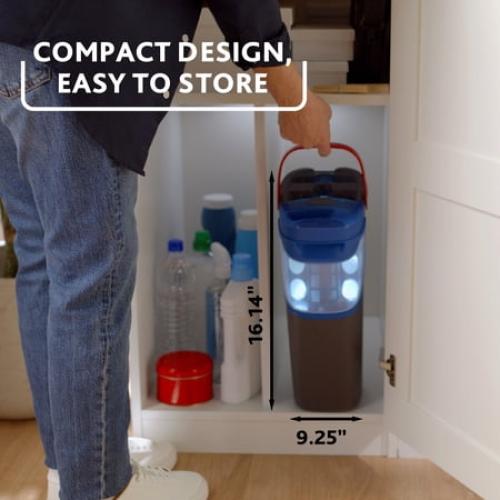O-Cedar H2prO™ Flat Mop System with Dual Tank Design and Reusable Microfiber Pads