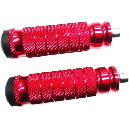 1 Pair of Motorcycle Footrest CNC Aluminum Pedal and Pedal for Modified Motorcycle (Color : 8)