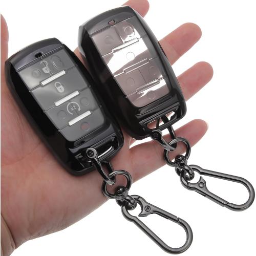 2-Pack for RAM Key Fob Cover Transparent Case Accessories