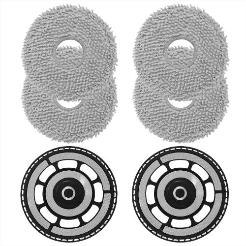 Mop Bracket Kit Compatible with Roborock Saros 10R, Saros Z70 Robot Vacuum
