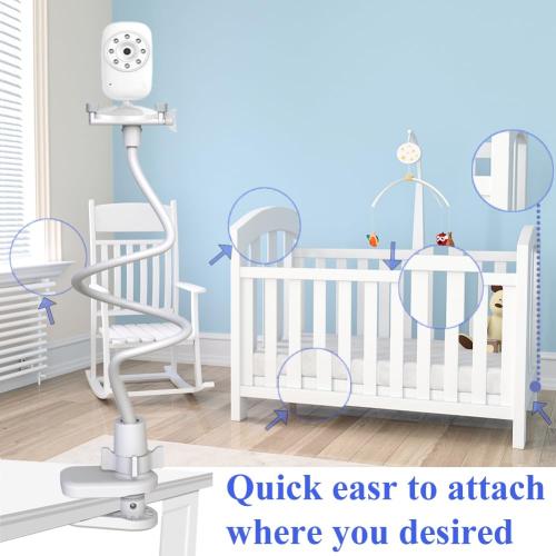 Baby Monitor Mount Holder Compatible with Momcozy,Nanit Pro & Flex Stand, Hellobaby,Blemil,Comfyer BM01,Infant Optics,ANMEATE SM935E,Vava,Motorola