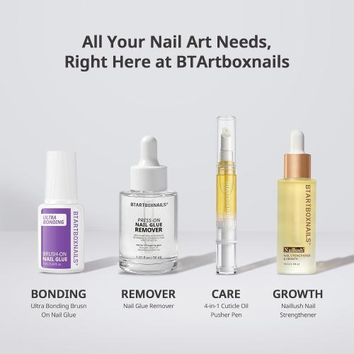 BTArtboxnails Press On Nails, Extra Short Almond Red Fake Nails, 160Pcs