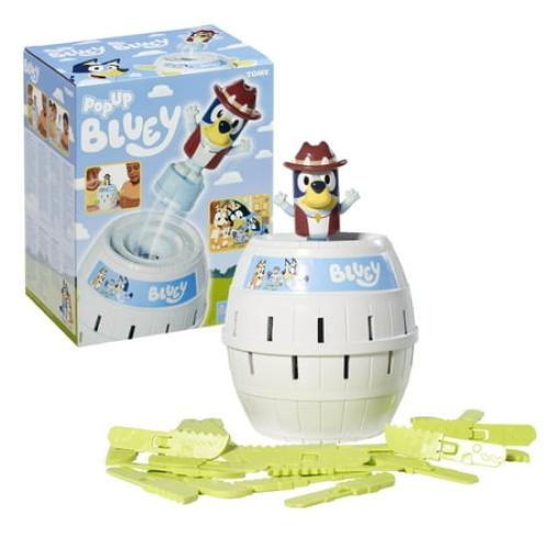 Tomy Pop up Bluey Family and Preschool Kids Board Game, 2 - 4 Players, Suitable for Boys & Girls Ages 4