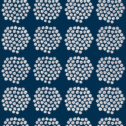 Navy Puketti Peel and Stick Wallpaper