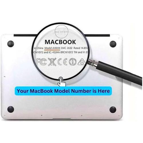 Keyboard Stickers Specifically for MacBook, Transparent Gray Effect, Compatible with 13-16 Inch Air/Pro
