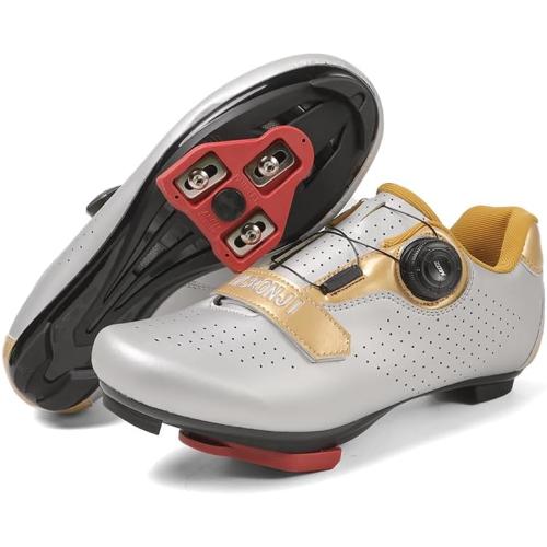 Cycling Shoes, Unisex Delta Cleats Compatible, Indoor Peloton and Outdoor Road Bike Shoes for Men and Women