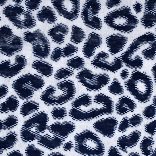 Mainstays Beach Collection Beach Towel, 36 x 72 in, Leopard Blue
