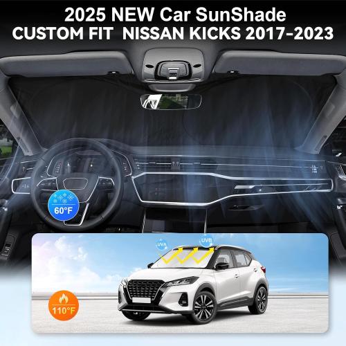 Windshield Sunshade for Nissan Kicks 2018-2023 2024 2025 2026 Car Shield