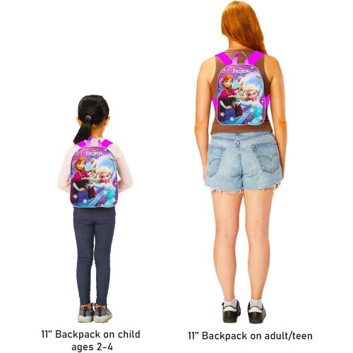 Disney Frozen Mini Backpack for Girls Kids Bundle - 11 w Adjustable Straps