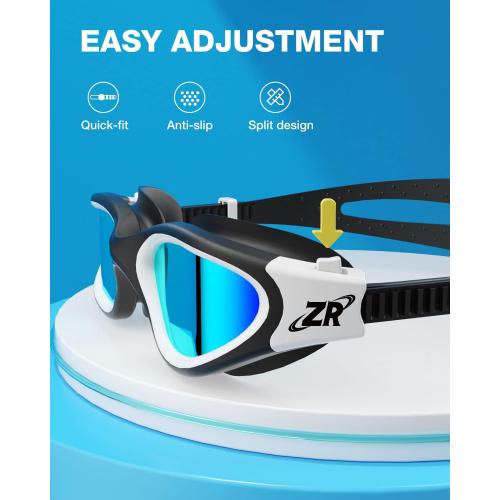 ZIONOR G1 MINI Polarized Kids Swim Goggles for Boys Girls Ages 6-14