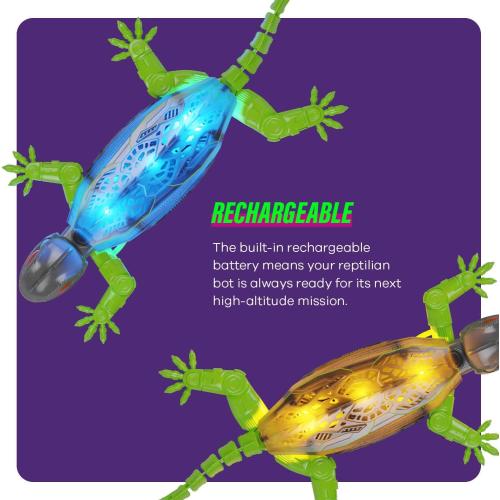 Remote Control Wall Crawler Gecko - Gifts for 4-10 Year Old Boy & Girls