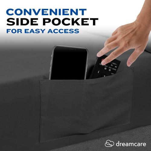 DREAMCARE Twin XL Sheets - 4pc Breathable Cooling Sheets Twin XL Sheet Sets