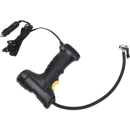 Tire Inflator Portable Air Compressor, 360 Degree Rotatable Inflation Pump LED Car Tire Pump 11.1V