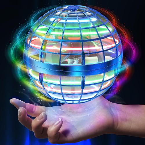 2025 Flying Orb Ball Toy,Cosmic Globe Boomerang Hover Ball Galactic Fidget Spinner, Hand Drone Orbit, Cool Toys Gift for 6 7 8 9 10  Year Old Boys Girls Teens Outdoor Toys(Blue)