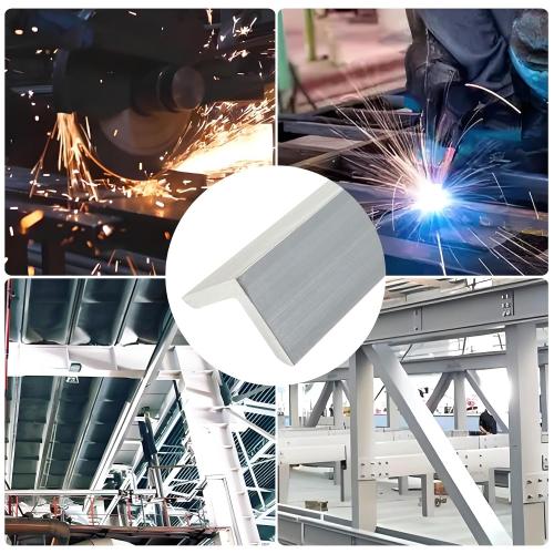 1PCS 2 x 2x 1/4 Aluminum Angle, 6063 Structural Angle Aluminum Stock Profile, Corrosion-Resistant, 48 Length,1/4 Thick.