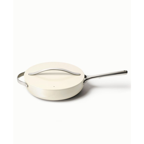 Caraway Non-Stick Ceramic 4.5 QT Sauté Pan - Tan/Beige