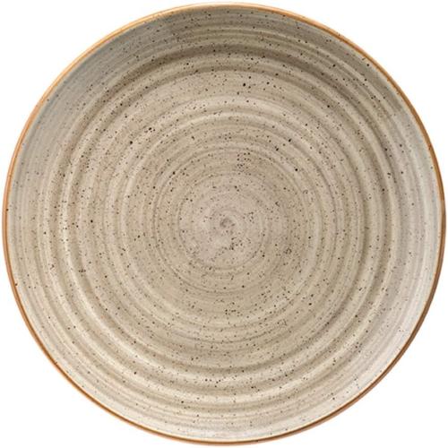 Earth Dinner Plate, 9.75 Round 10.00x10.00x1.00IN Plate for Main Dish, Entree, Steak, Pasta, Dining, Dinnerware, Tableware, Chip Resistant, Microwave Safe