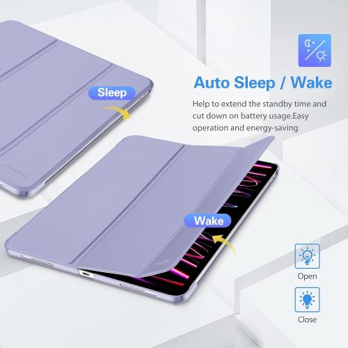 ProCase Case for iPad Pro 12.9 2022/2021/2020/2018 -Lightpurple
