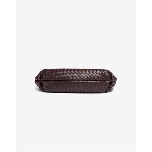 Women's Retro PU Leather Woven Handbag Underarm Bag HoboBags