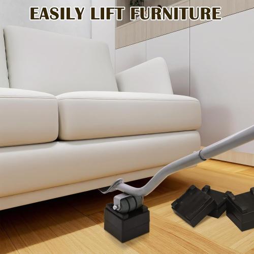 22 Furniture Lifter Tool, Appliance Metal Lifter for Heavy Furniture Grey