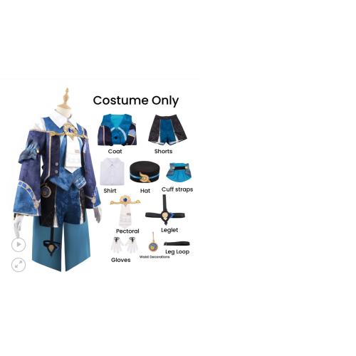 Honkai Star Rail: Mikhail Char Legwork (Misha) | The Reverie Hotel Bellboy Cosplay Costume Set