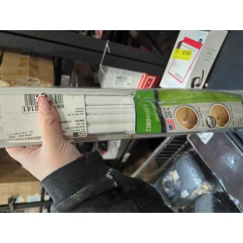 Wiremold CordMate II Plastic Cord Cover Kit  White (WMC501)