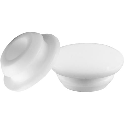 10pcs 3/8 Inch (10mm) Hole Plug, White Button Plugs