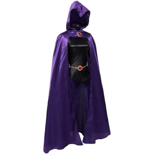 Raven Cosplay Costume Raven Purple