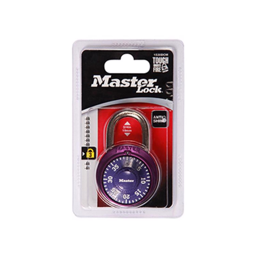 Master Lock 2 in. H X 7/8 in. W X 1-7/8 in. L Steel 3-Digit Combination Combination Padlock