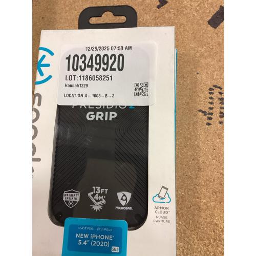 Speck Apple iPhone 12 Mini Presidio 2 Grip - Black two pack