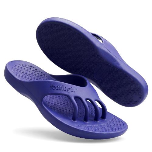 Comfeeze by Footlogix - Recovery Sandals for Women, Toe Separators, Pedicure Slippers with Toe Separator, Arch and Heel Support