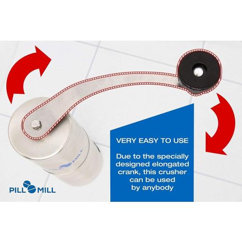Pill Crusher for Fine Powder: Medicine Crusher Pill Grinder for 50  Pills