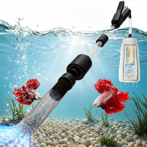30-100 Gal Fish Tank Cleaner Vacuum Aquarium Vacuum Gravel Cleaner Electric