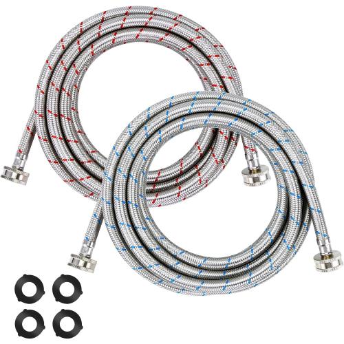 Stainless steel washing machine hoses
