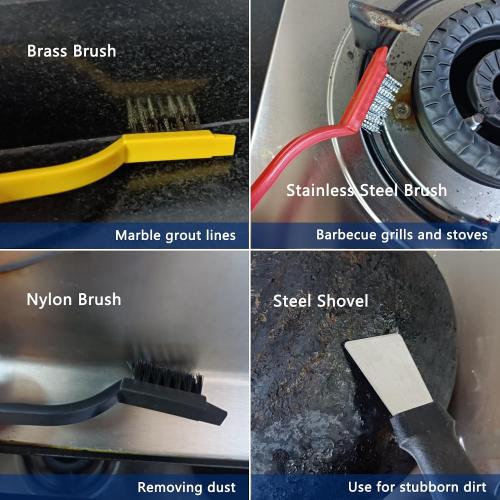 CRAFNEW 13Pcs Crevice Cleaning Brush, Household Detail Cleaner Tools