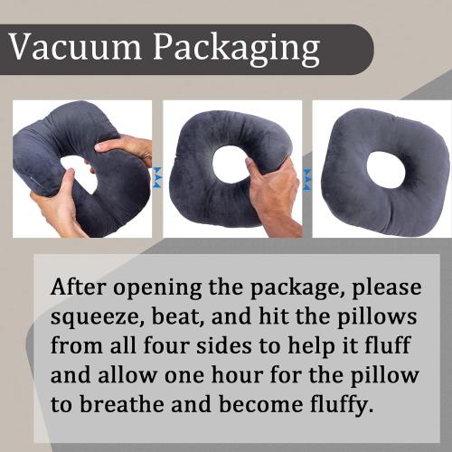 Ear Piercing Pillow for Side Sleepers with Ear Hole