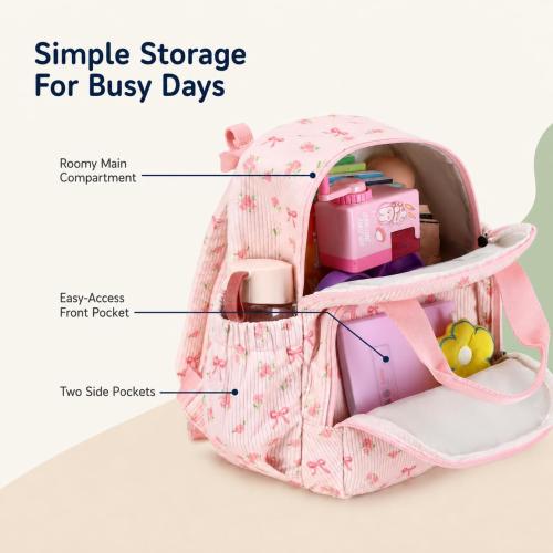 Bluboon Toddler Backpack for Girls Boys 2-4 Cute 12 Preschool Kindergarten Backpacks Kids Daycare Bags School Travel