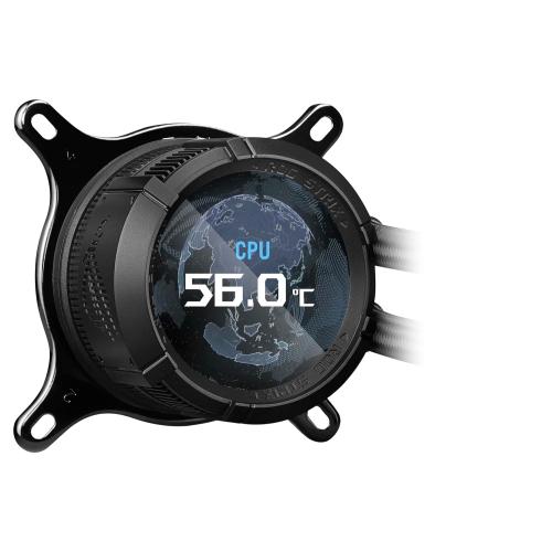 ASUS ROG Strix LC III 360 ARGB LCD All-in-one CPU Liquid Cooler - Intel® LGA 1700, 1200, 115X - AMD Socket AM4, AM5 – with 2.1 IPS LCD, Asetek’s New Gen7 v2 Pump, and Premium ROG ARGB Fans