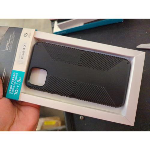 Speck Presidio Grip Hard Case for Google Pixel 4 XL - Black