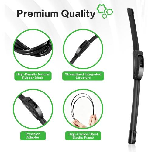 24 24 2 Pack Front Wiper Blades Set for 2019-2022 Dodge Ram 1500
