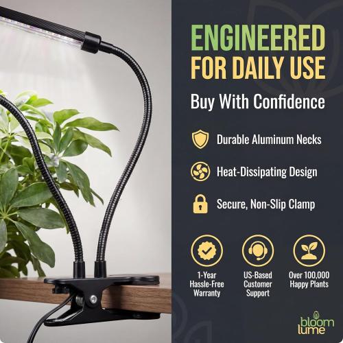 Bloom Lume LED Grow Lights for Indoor Plants Full Spectrum 6000K -