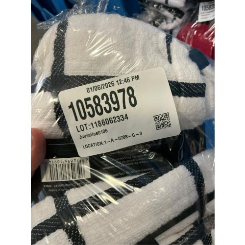 2packs All-Clad Checked Cotton Kitchen Towel, Almond