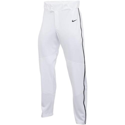 3XL Nike Mens Team Vapor Select Piped Pants, White/Black,